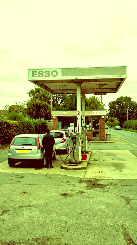 Lime Print applied to Cold forecourt, colder chemistry